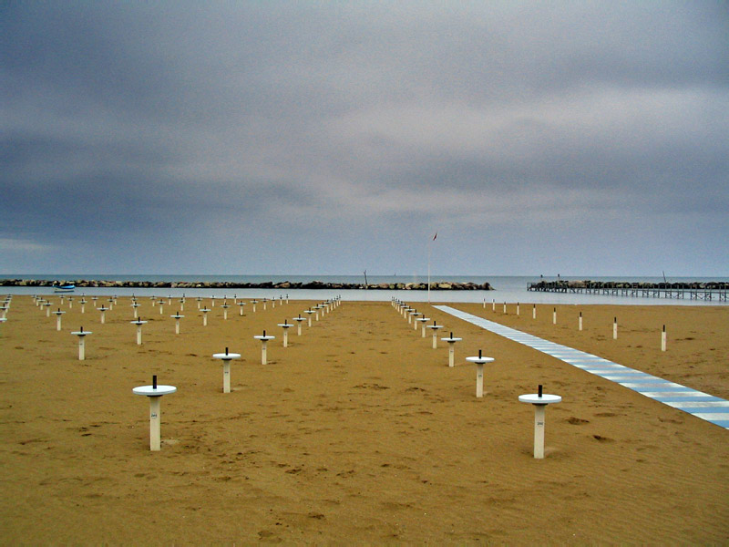 The beach in winter